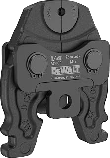 DEWALT 1/4 in. Compact ZoomLock MAX MaxiPro ACR Press Jaw Quick Connect, Precision Fit (DCE217014)