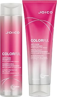 Joico Colorful Anti-Fade Shampoo and Conditioner | For Color-Treated Hair | Preserve Hair Color & Vibrancy Long-Term | Boost Shine & Reduce Breakage | With Camellia Oil & Pomegranate Extract