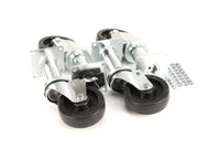 Caster,9 Set W/Hardware (Jarvis) - Genuine OEM Replacement Part by Pitco – Metal, Black, Model B3901504