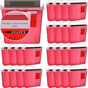 24 Pcs 5 Quart Sharps Container Disposal Medical Waste Box