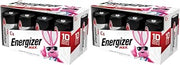 Energizer MAX C Batteries, Premium Alkaline C Cell Batteries, (8 Battery Count), (Pack of 2)