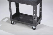 Rubbermaid Commercial Products Black / Small / 2-Shelf Utility Carts