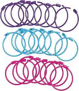 Colorations Pony Bead Bracelets for Kids, Set of 24, 3 Colors, 1/4 Diameter, Snap Closure, Jewelry, Gifts, Arts & Crafts, Wearables, Reusable (Item # PBBR)