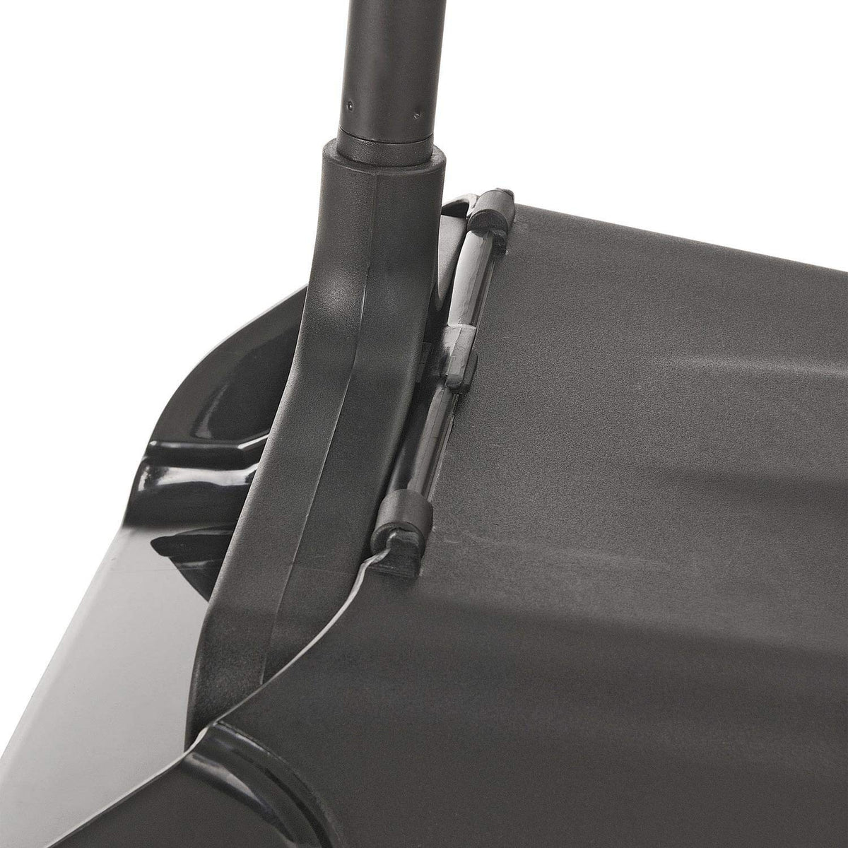 Global 13"W Lobby Upright Dust Pan by Global Industrial – 12"L x 12"W x 4"H, Plastic, Black, Pack of 6, Model 345-NC