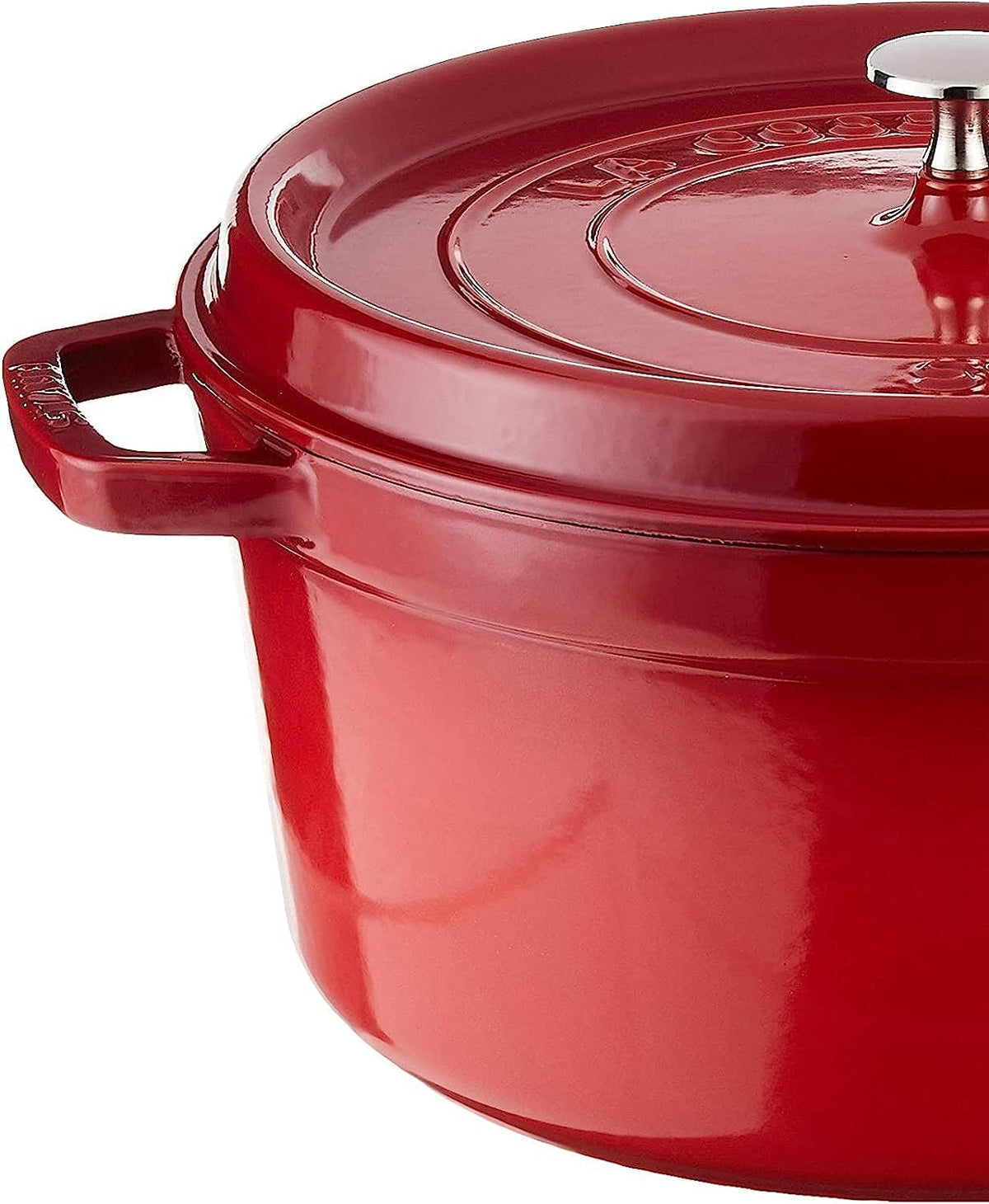 Cast Iron 9 quart Round Cocotte - Cherry by STAUB – 9-quart, 9 quarts, Cast Iron, Cherry, Model 1103203