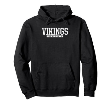 Curtis High School Pickleball HS Pullover Hoodie by Curtis Vikings Official High School Gear – Polyester, Black, Model W73N07RA1M1