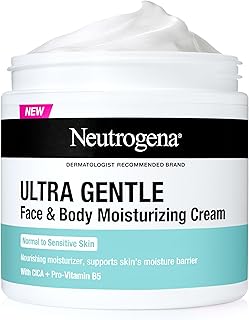 Neutrogena Ultra Gentle Face & Body Moisturizing Cream, Fragrance, 11 oz