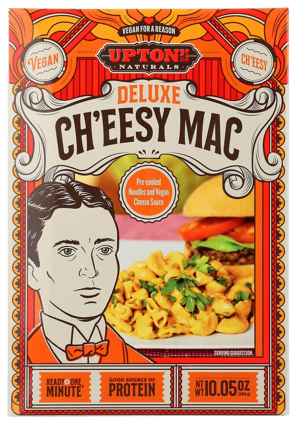 Upton’s Naturals Ch'eesy Mac - 10.05 oz boxes (Pack of 6) by Upton's Naturals – 10.05 Ounce (Pack of 6), Pack of 6