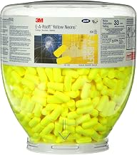 3M Ear Plugs, E-A-Rsoft Yellow Neons 391-1004, Regular Size, Uncorded