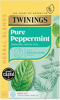 Twinings Pure Peppermint Tea Bags, 20x40g
