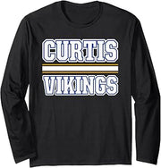 Curtis Vikings Horizontal Stripes Long Sleeve T-Shirt