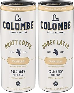La Colombe Latte Draft Vanilla, 9 Fl Oz (Pack of 8)
