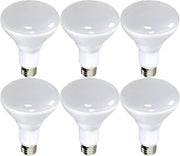 (Total of 6 Bulbs) Satco S9698, 8BR30/LED/2700K/650L/2PK, LED Light Bulb
