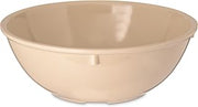 Carlisle FoodService Products Dallas Ware Plastic Snack Bowl, Melamine Bowl For Restaurants, Hospitals, 14 Ounces, Tan