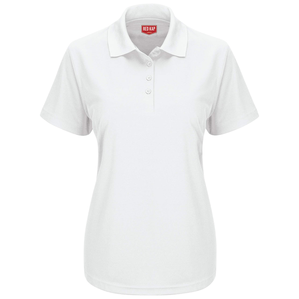 Red Kap X-Large / White / Short Sleeve Performance Knit® Pocketless Core Polo Polos