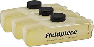 Fieldpiece OIL8X3 - Vacuum Pump Oil, Three Pack of 8 oz Containers