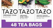 TAZO Organic Black Tea Bags Flavor Bundle (48 Tea Bags)