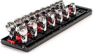 TEKTON 3/8 Inch Drive Universal Joint Socket Set, 17-Piece | SHD91217