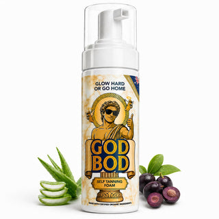 Men's Self Tanner by God Bod – 6.76 Fl Oz (Pack of 1), Gold
