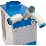 Portable A/C W/Cold Air Nozzles by Global Industrial – 5.0 tons, Steel, Blue & White, Model 292846R