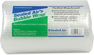 Sealed Air 19338 Bubble Wrap Cushioning Material 3/16-Inch Thick 12-Inch x 30 ft.