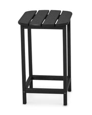 South Beach 26-Inch Counter Side Table by Polywood – 26 Inch, Plastic, Black, Model SBT26BL