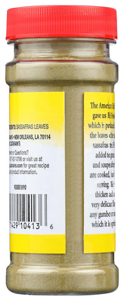 Pure Ground Gumbo File 1.25 oz by Zatarain's – 1.25 Ounce (Pack of 1), Model 0071429104136