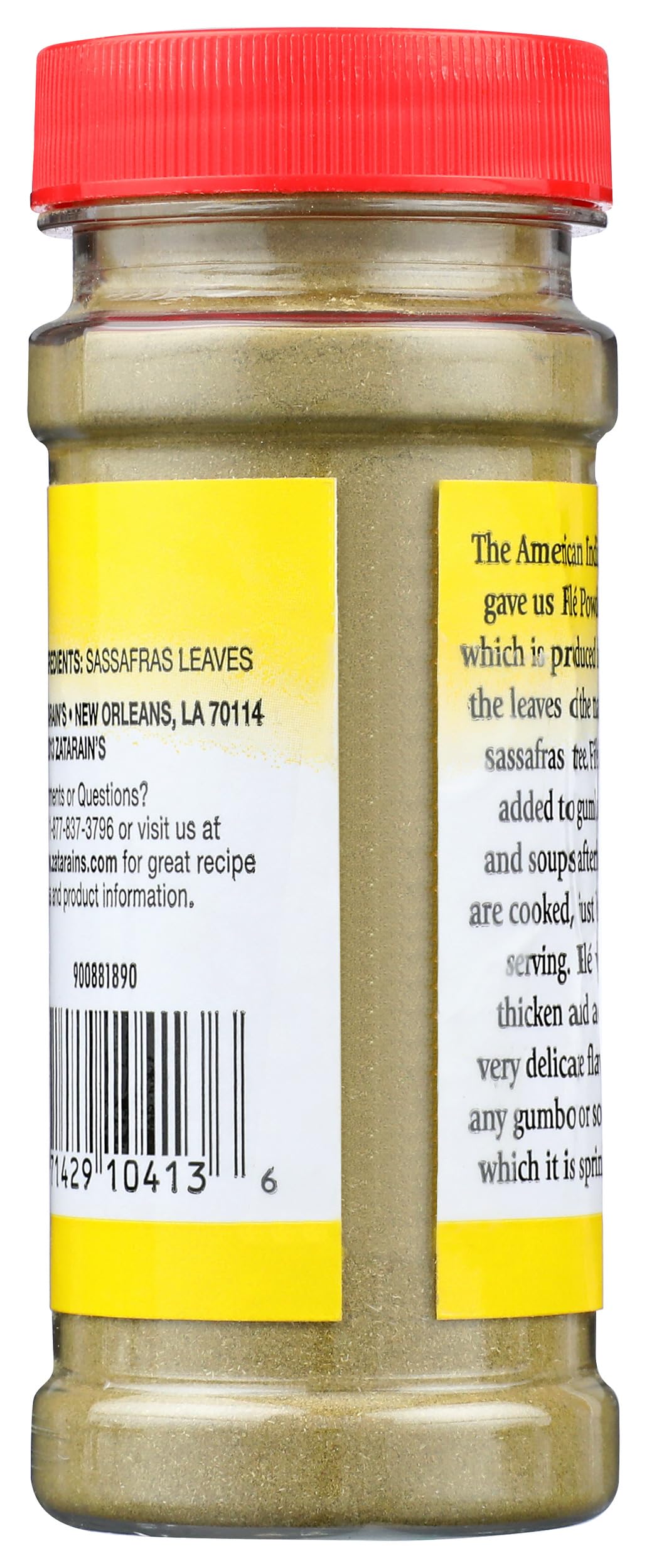 Pure Ground Gumbo File 1.25 oz by Zatarain's – 1.25 Ounce (Pack of 1), Model 0071429104136