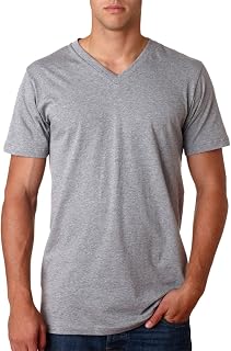 BELLA+CANVAS Jersey Short Sleeve V-Neck Tee Athletic Heather