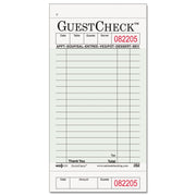 Guest Check Pad with Stub