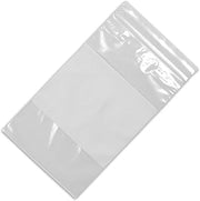 LK Packaging 2" x 3" 4 mil Single Track Zipper Bag w/Write-On Block, 1000/CS