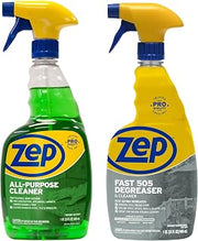 Zep All-Purpose Cleaner & Fast 505 Degreaser - 32 oz (1 of Each) ECBD045