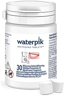Waterpik Fresh Mint Whitening Refill Tablets (30 Count), Restore Natural Teeth Whiteness, Packaging May Vary, WT-30