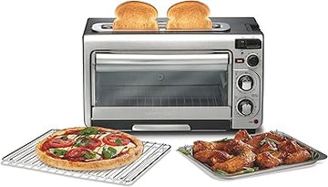 Hamilton Beach 2-in-1 Countertop Toaster Oven and Long Slot 2 Slice Toaster