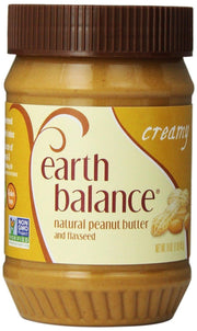 Creamy Peanut Butter by Earth Balance – 16 Fl Oz (Pack of 12), Pack of 12, Model 10080