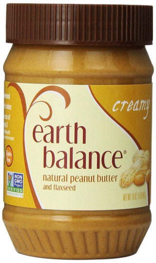 Creamy Peanut Butter by Earth Balance – 16 Fl Oz (Pack of 12), Pack of 12, Model 10080