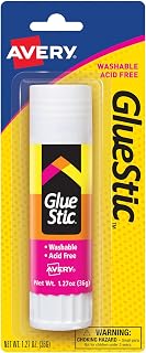 Avery Glue Stic - Washable, Glue Sticks for Classroom, Crafting, and Office Use, 1.27 oz., 1 Stick, White (00191)