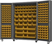 Durham Mobile Bin Cabinet, 168 Bins