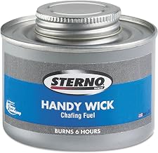 Sterno 10368 Handy Wick Chafing Fuel, Can, Methanol, Six-Hour Burn, 24/Carton