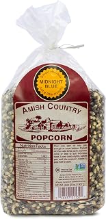 Amish Country Popcorn 2 lb Bag | Midnight Blue Popcorn Kernels | Old Fashioned, Non-GMO and Gluten Free (Midnight Blue - 2 lb Bag)
