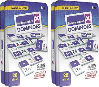 Junior Learning Multiplication Dominoes, 2/Bundle (JRL483-2)
