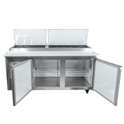 70 7/8" Pizza Prep Table w/Refrigerated Base by MOTAK – 75.59x37.01x45.67, In Description, Check Images, Model MPR-70-X
