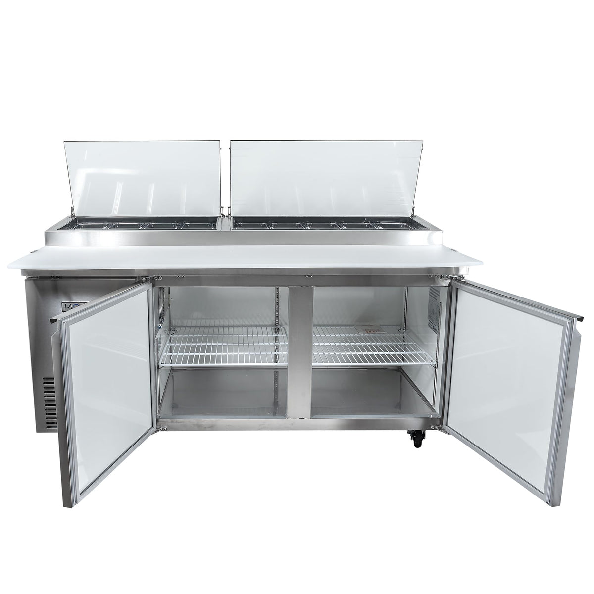 70 7/8" Pizza Prep Table w/Refrigerated Base by MOTAK – 75.59x37.01x45.67, In Description, Check Images, Model MPR-70-X