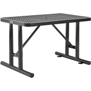 Global Industrial Black / Industrial / 1 Picnic Tables