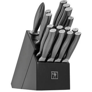 Graphite 17-pc Knife Block Set by HENCKELS – 17-pc, Stainless Steel, Pack of 17, Model 17634-217