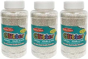 CLI Charles Leonard Creative Arts Glitter, Iridescent, Pack of 3 (1 lb) Bottles (CHL41175-3)
