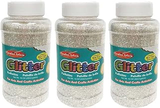 CLI Charles Leonard Creative Arts Glitter, Iridescent, Pack of 3 (1 lb) Bottles (CHL41175-3)