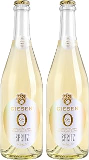 Giesen Non-Alcoholic Sauvignon Blanc Spritz, New Zealand, 750mL, 2 Pack | Lightly Sparkling, Alcohol Removed, Low Calorie, Aperitif Style