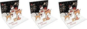 Lang Sam Snowman Pop-Up Christmas Cards (2005103) (Pack of 3)