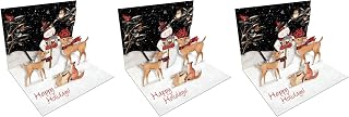 Lang Sam Snowman Pop-Up Christmas Cards (2005103) (Pack of 3)